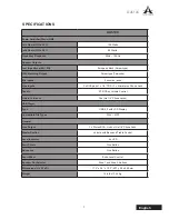 Preview for 7 page of A SYSTEMS GA5100 User Manual