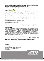 Preview for 4 page of A.T.U NO0023 Instructions For Use Manual