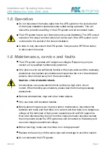 Preview for 7 page of a-TroniX 9884900 Installation And Operating Instructions Manual