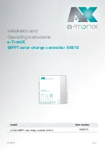 Предварительный просмотр 1 страницы a-TroniX 9887579 Installation And Operating Instructions Manual