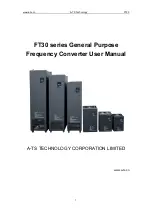 A-TS TECHNOLOGY FT30 Series User Manual preview