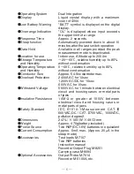 Preview for 8 page of A.W. Sperry Instruments DSA-2002P Operating Instructions Manual