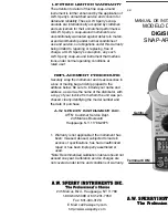 Предварительный просмотр 5 страницы A.W. Sperry Instruments DSA-500 Operating Instructions