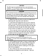 Preview for 10 page of A.W. Sperry Instruments SP-152A Operating Instructions Manual