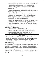 Preview for 13 page of A.W. Sperry Instruments SP-152A Operating Instructions Manual