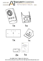 Предварительный просмотр 2 страницы A1 Security Cameras AXIS M1065-L Installation Manual