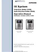 A1 Security Systems IX-DA Operation Manual preview