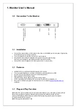 Preview for 3 page of A1 Touch AOD 150 User Manual