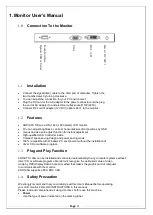 Preview for 3 page of A1 Touch AOD/ATS 190w User Manual