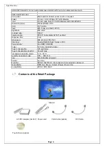 Preview for 6 page of A1 Touch AOD/ATS 190w User Manual