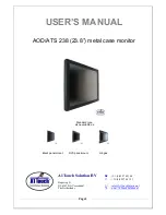 A1 Touch AOD/ATS 215 User Manual preview