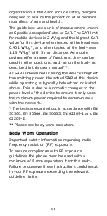 Preview for 81 page of A1 Alpha 20+ User Manual