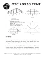 Preview for 2 page of A1 OTC 20X30 Quick Start Manual