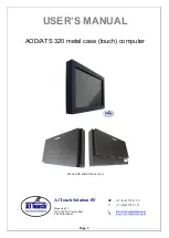A1Touch ATS 320 User Manual preview