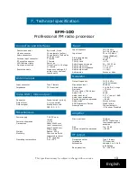 Preview for 13 page of A2B Electronics EFM-100 Operating Instructions Manual