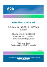 Предварительный просмотр 4 страницы A2B Electronics MyM-T Addendum To Manual