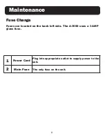 Preview for 9 page of A2Z Ozone A-3500 Operating Manual