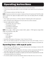 Предварительный просмотр 9 страницы A2Z Ozone A7K Operating Manual