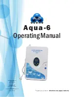 Preview for 1 page of A2Z Ozone Aqua-6 Operating Manual