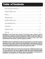 Предварительный просмотр 2 страницы A2Z Ozone MP-1000 Operating Manual