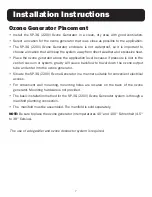 Предварительный просмотр 8 страницы A2Z Ozone SP-3G Operating Manual
