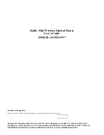 A4Tech RFMOP-57 User Manual preview