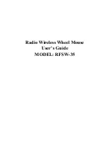 A4Tech RFSW-35 User Manual preview