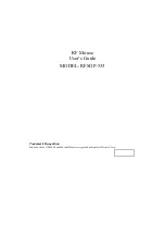 A4Tech RSOP533N User Manual preview