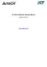 A4Tech XG-760 User Manual preview