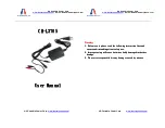 AA Portable Power Corp CH-L3705 User Manual preview