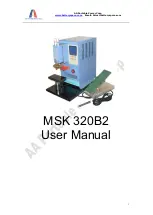 AA Portable Power Corp MSK 320B2 User Manual preview