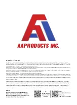 Preview for 16 page of AA Products AX312 WHT Series Instruction Manual