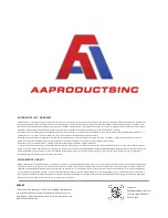 Preview for 4 page of AA Products SR-A260 Instruction Manual