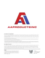 Preview for 6 page of AA Products X217 Instruction Manual