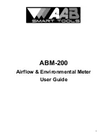 AAB ABM-200 User Manual предпросмотр