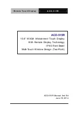 Preview for 1 page of Aaeon ACD-515R User Manual