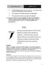 Preview for 6 page of Aaeon AHP-1123 Manual