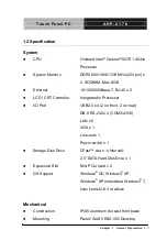 Preview for 12 page of Aaeon AHP-2176 Manual