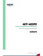 Aaeon AIOT-MSSP01 User Manual предпросмотр