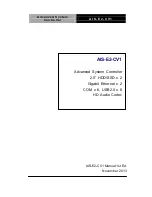 Aaeon AIS-E2-CV1 Manual preview