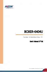 Aaeon BOXER-6404U User Manual preview