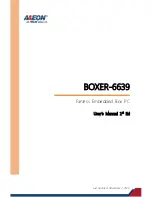 Предварительный просмотр 1 страницы Aaeon BOXER-6639 User Manual