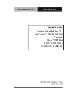 Aaeon BOXER-6914 Manual preview