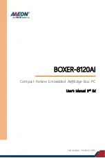 Preview for 1 page of Aaeon BOXER-8120AI-A1-1010-AAE User Manual