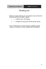 Preview for 4 page of Aaeon COM-915 A2.0 Manual