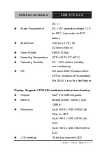 Preview for 12 page of Aaeon COM-915 A2.0 Manual