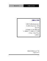Aaeon EMB-A70M User Manual предпросмотр