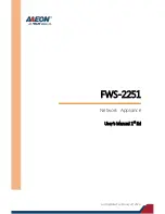 Aaeon FWS-2251 User Manual preview