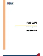 Aaeon FWS-2271 User Manual preview