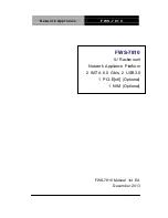 Preview for 1 page of Aaeon FWS-7810 User Manual